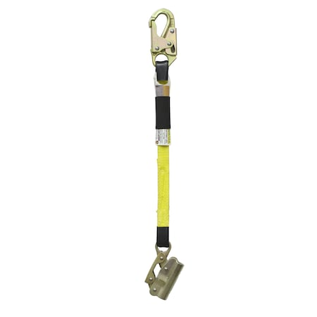 Super Anchor Safety 18" Web Lanyard w/Snaphook & No. 4015-M Integral Adjuster 6007M-18